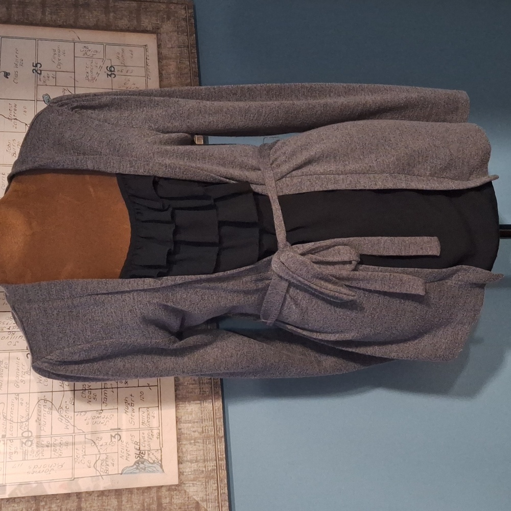 East 5th Charcoal Knit Top